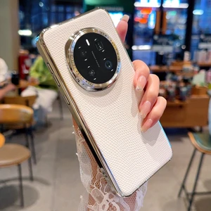 Honor Magic7 Pro 5g Kertenkele Dokulu Pu + Pc Telefon Arka Kapağı (Yurt Dışından)