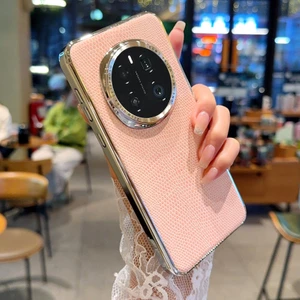 Honor Magic7 Pro 5g Kertenkele Dokulu Pu + Pc Telefon Arka Kapağı (Yurt Dışından)
