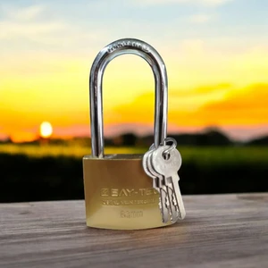 Asma Kilit Paslanmaz Uzun 63MM 3 Anahtarlı