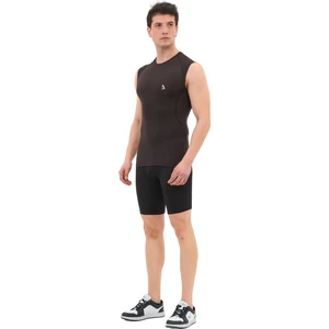 Kolsuz Compression Spor Body Gym Fitness Biker T-Shirt