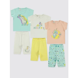 Civil Baby Kız Bebek 3'lü Takım 6-18 Ay