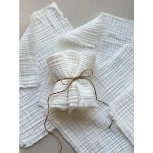 Betsy Studio Beyaz 3lü Müslin Ağız Mendili Ter Bezi