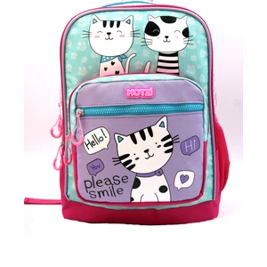 Pink Cat Dört Gözlü Sırt Çantası