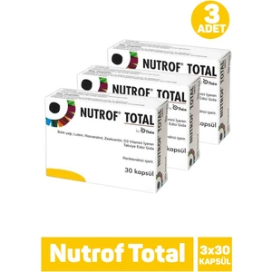 Nutrof Total 30 Kapsül 3 Adet