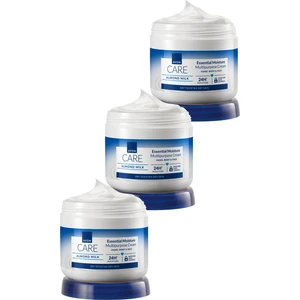 Care Gliserin ve Badem Sütü Içeren Nemlendirici El, Yüz ve Vücut Kremi 400 Ml. Üçlü Set