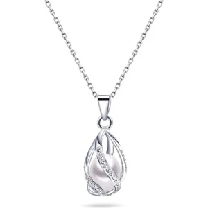 Gümüş Doğal İnci Kadın Kolye