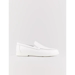 Hakiki Deri Beyaz Erkek Günlük Ayakkabı