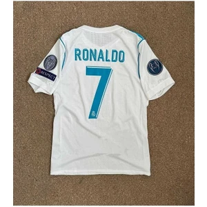 Bysportakus R.Madridd 2018 Kiev Şampiyonlar Ligi Finali Cristiano Ronaldo Forması (Kısa-Kol)