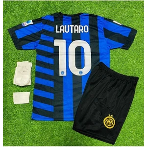 Bysportakus I.N.T.E.R 2024/25 Yeni Sezon Lautaro Martinez Çocuk Forması 4'Lü Set