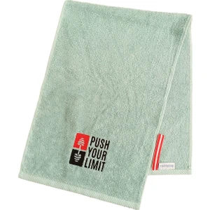 Nakışlı Sporcu Havlusu Pamuklu, Ter Emici Fitness Plates Boks Tenis Spor Havlusu