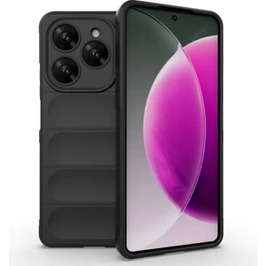 M.TK Moveteck Tecno Spark 20 Pro 4g Kılıf Kamera Korumalı Kabartmalı Yumuşak Renkli Silikon Kapak Mat Hisli Içi Kadife Süet Kapak