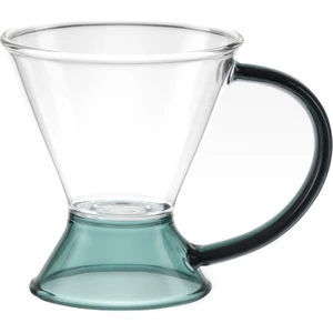 Olivie Borosilikat Cam Fincan - Yeşil - 130 ml