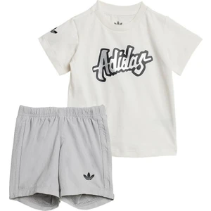 Adidas Çocuk  Beyaz  Eşofman Short Tee Set JD1042