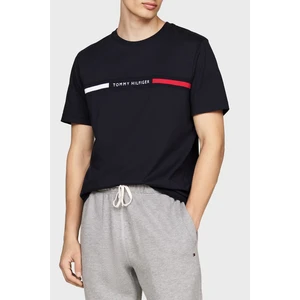 Tommy Hilfiger % 100 Pamuk Regular Fit Bisiklet Yaka Logolu T Shirt Erkek T Shirt MW0MW36498 Bds
