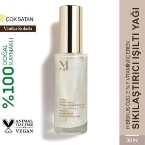 Stardust Vitamin İçerikli Işıltılı Saç ve Vücut Yağı Vanilya 30 ml