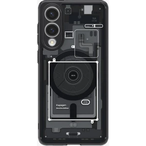 Samsung Galaxy S25 Edge ile Uyumlu ince Kılıf Ultra Hybrid Sararma Karşıtı DuraClear™ Hava Kanalı Teknolojisi™ Askeri Sınıf Koruma MagFit özellikli Zero One Black Tasarım Kapak - ACS09415