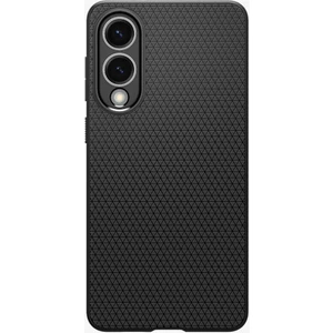 Galaxy S25 Edge ince Kılıf Liquid Air Hava Kanalı Teknolojisi™ Askeri Sınıf Koruma Matte Black Dokulu Yüzey Kapak - ACS09420