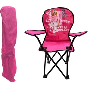Barbie Katlanabilir Çocuk Kamp Sandalyesi - Pembe
