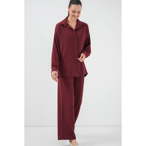 5858 Örme Ikili Takım - Bordo