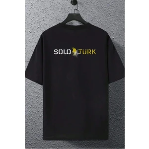 Tasarım Solotürk Baskılı Oversize %100 Pamuk T-Shirt