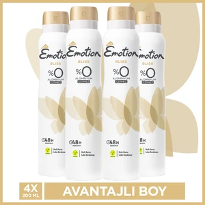 Bliss Kadın Deodorant 4X200 ml