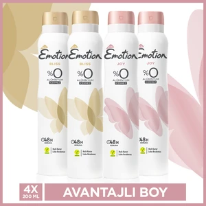 Bliss & Joy Kadın Deodorant 4X200 ml