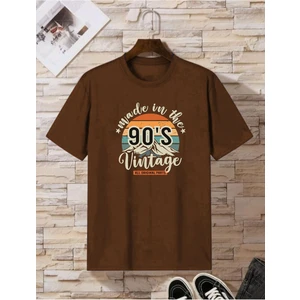 90's Baskılı Oversize T-Shirt