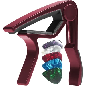LCT-90RD Gitar Capo Metal Kapo Kaliteli 5 Adet Pena Hediye