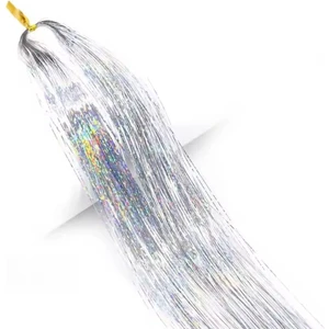 Gri Tinsel Saç Simli Saç