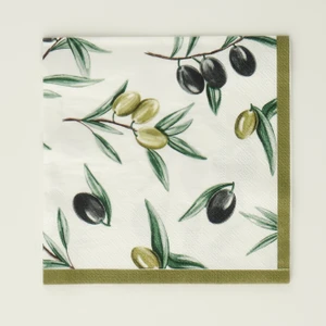 Bella Maison Olive 40'lı Kağıt Peçete (33x33 cm)