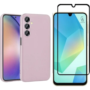 Samsung Galaxy A16 ile Uyumlu Telefon Kılıfı ve 5d Tam Kaplayan Cam Ekran Koruyucu