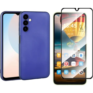 Samsung Galaxy A16 ile Uyumlu Telefon Kılıfı ve Tam Kaplayan Seramik Ekran Koruyucu