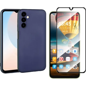 Samsung Galaxy A16 ile Uyumlu Telefon Kılıfı ve Tam Kaplayan Seramik Ekran Koruyucu