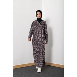 Yandan Bağlamalı Pamuklu Tesettür Kadın Namaz Elbisesi