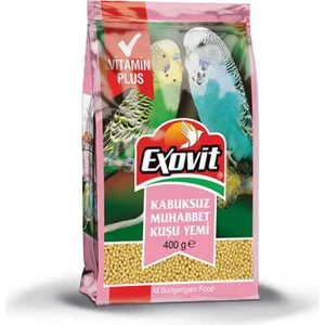 Kabuksuz Muhabbet Kuşu Yemi 400GR x 2 Adet / Vitaminli Muhabbet Kuşu Yemi