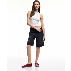 Rahat Kesim Normal Bel Denim Şort