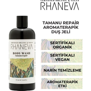 Tamanu Serisi Aromaterapik Duş Jeli, Organik ve Vegan Sertifikalı, 400 ml