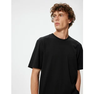 Basic Tişört Kısa Kollu Bisiklet Yaka Pamuklu