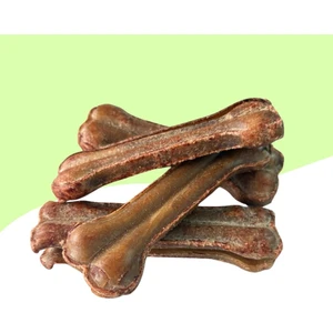 12CM Ciğerli Naturel Köpek Ödül Kemiği 10LU Paket