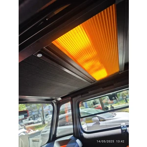 Citroen Ami Tavan Perdesi Siyah Turuncu