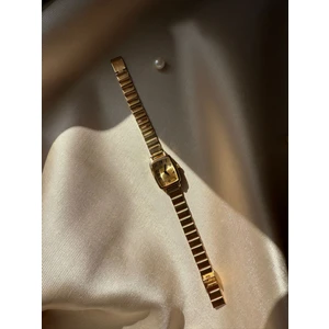 Retro Minimal Hasır Kordon Vintage Kadın Kol Saati