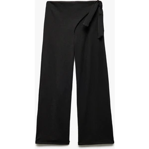 Bağlama Detaylı Basic Bol Paça Pantolon