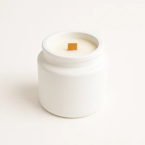 Vanilya Kokulu Mum, Dekoratif Beton Mum, Balküpü Beton Mumluk