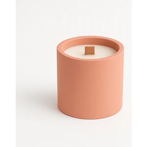 Sandal Ağacı Kokulu Mum, Dekoratif Beton Mum