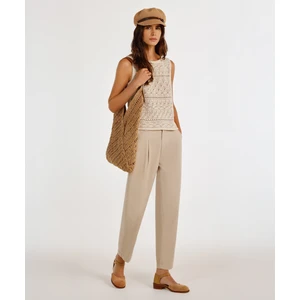 Arka Cep Detaylı Normal Bel Rahat Kalıp Pantolon