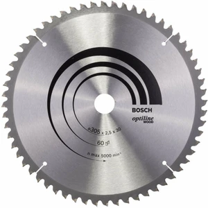 - Optiline Serisi Ahşap İçin Daire Testere Bıçağı - 305 X 30 X 2,5 Mm, 60 Diş