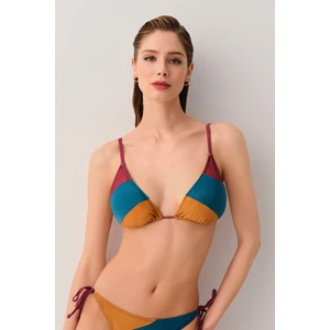 Patch Üçgen Bikini Üst