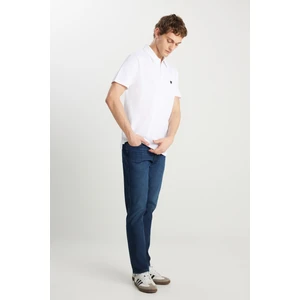 Texas Slim Fit Dar Kesim Normal Bel Dar Paça Gri Melanj Pamuklu Esnek Denim Jean Pantolon