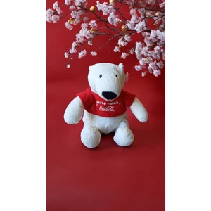 Vintage Coca Cola Mutlu Yıllar Temalı Peluş Ayıcık & 17 cm