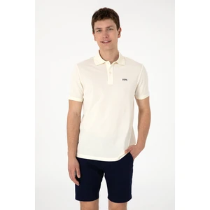 U.s. Polo Assn. Erkek Krem Tişört Basic 50306007-VR071